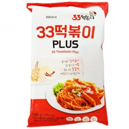33떡볶이PLUS 3인(밀떡복이+쌀쫄면+어묵+국물소스)